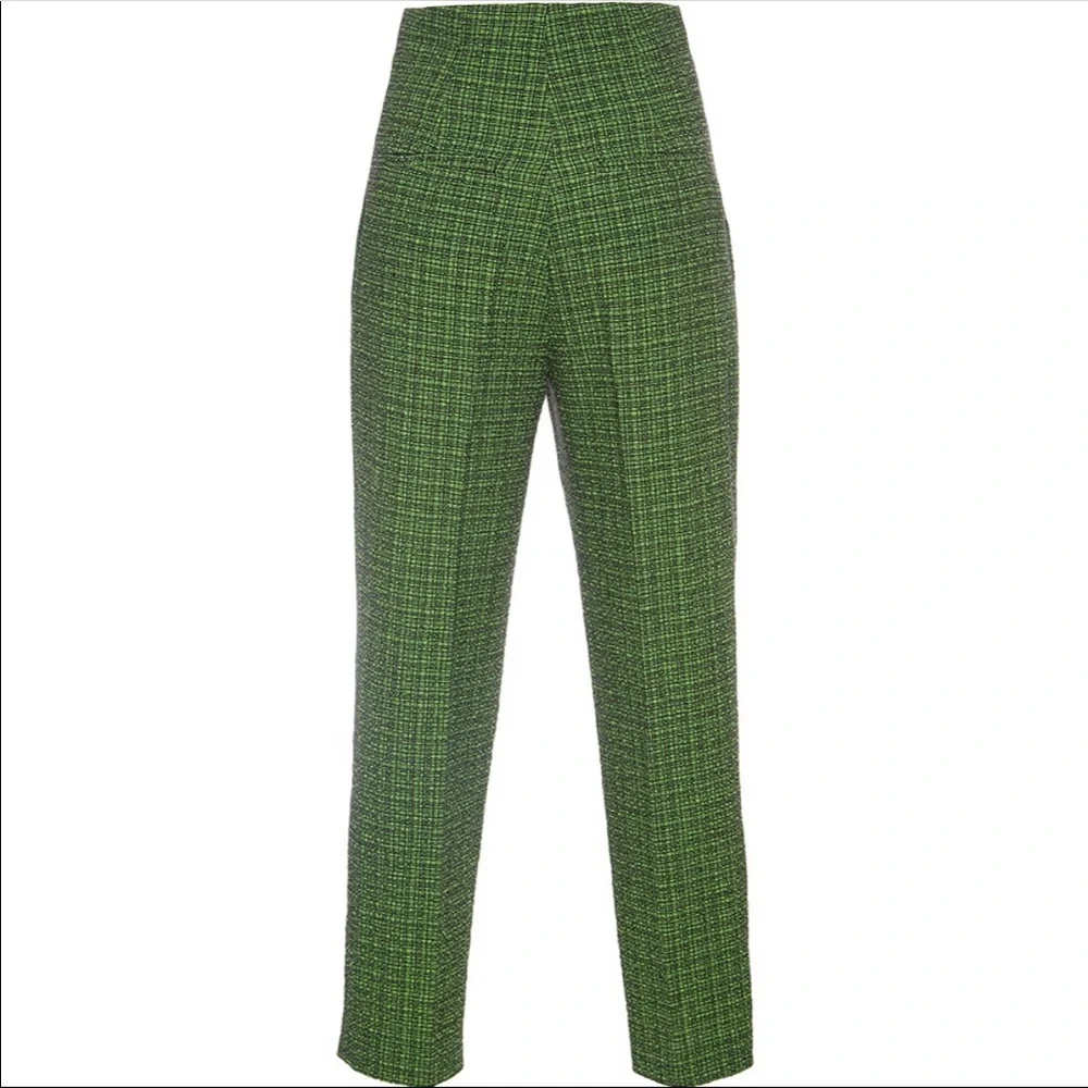 Marco de Vincenzo Runway Tweed Cropped Pants $730 - Picture 3 of 8
